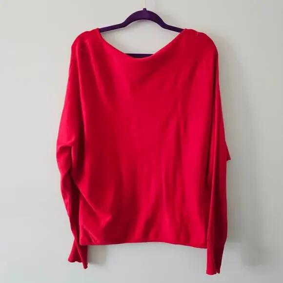 Cyrus Red Sweater Long Sleeve Size XL - Picture 2 of 5